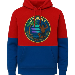 Gourdes Hoodie ( Red & Blue )
